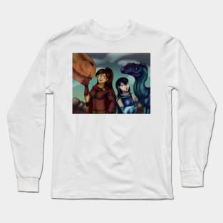 Girls with Dinosaurs Long Sleeve T-Shirt